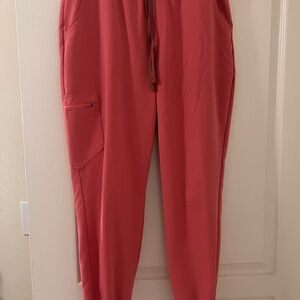 Figs Coral Track Pants